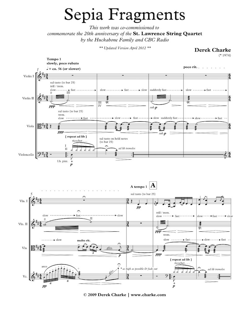 derek charke sepia fragments